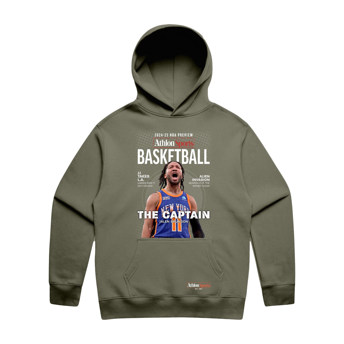 Unisex | Jalen Brunson The Captain Cover | Pullover Hoodie