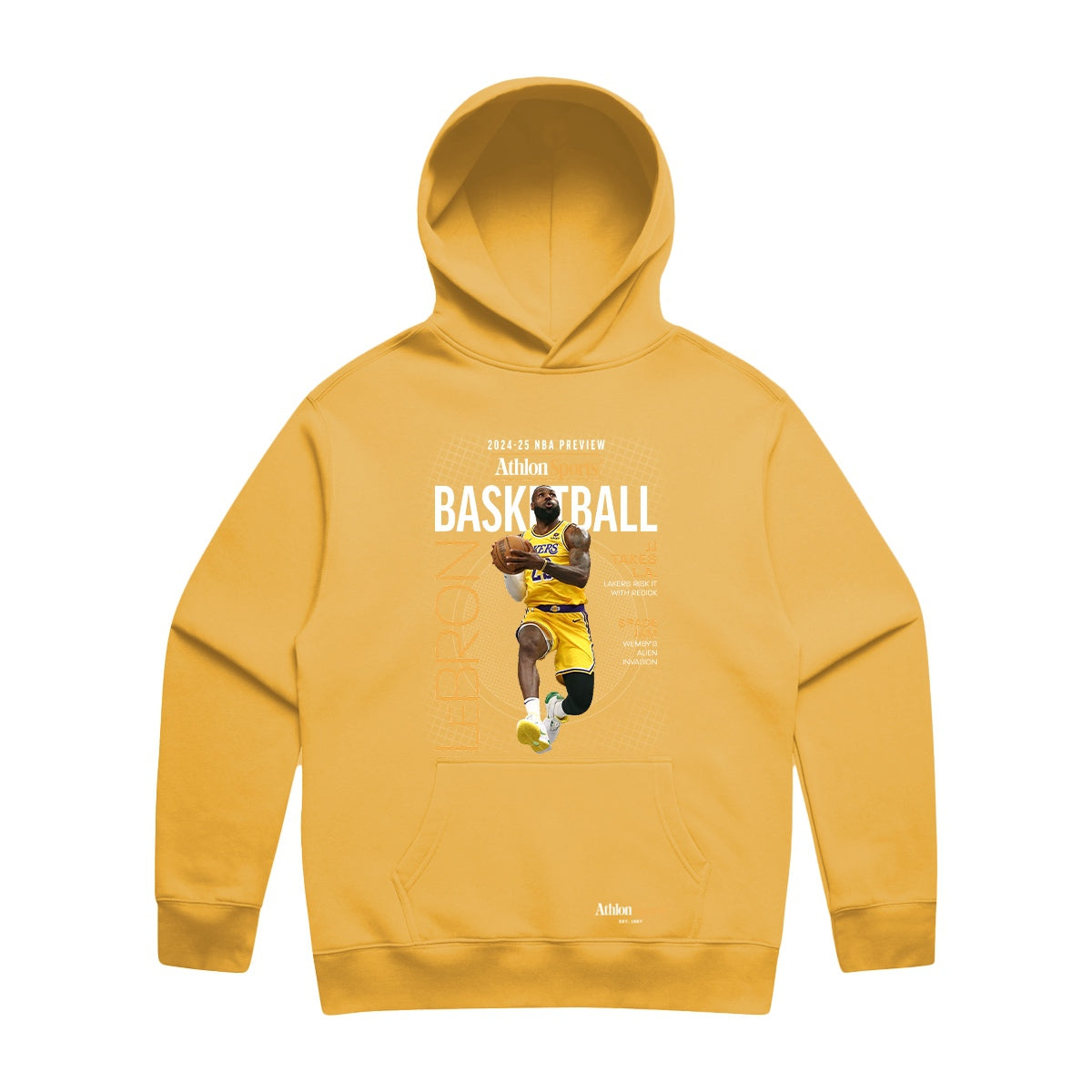 Unisex | Lebron On The Drive Cover | Pullover Hoodie