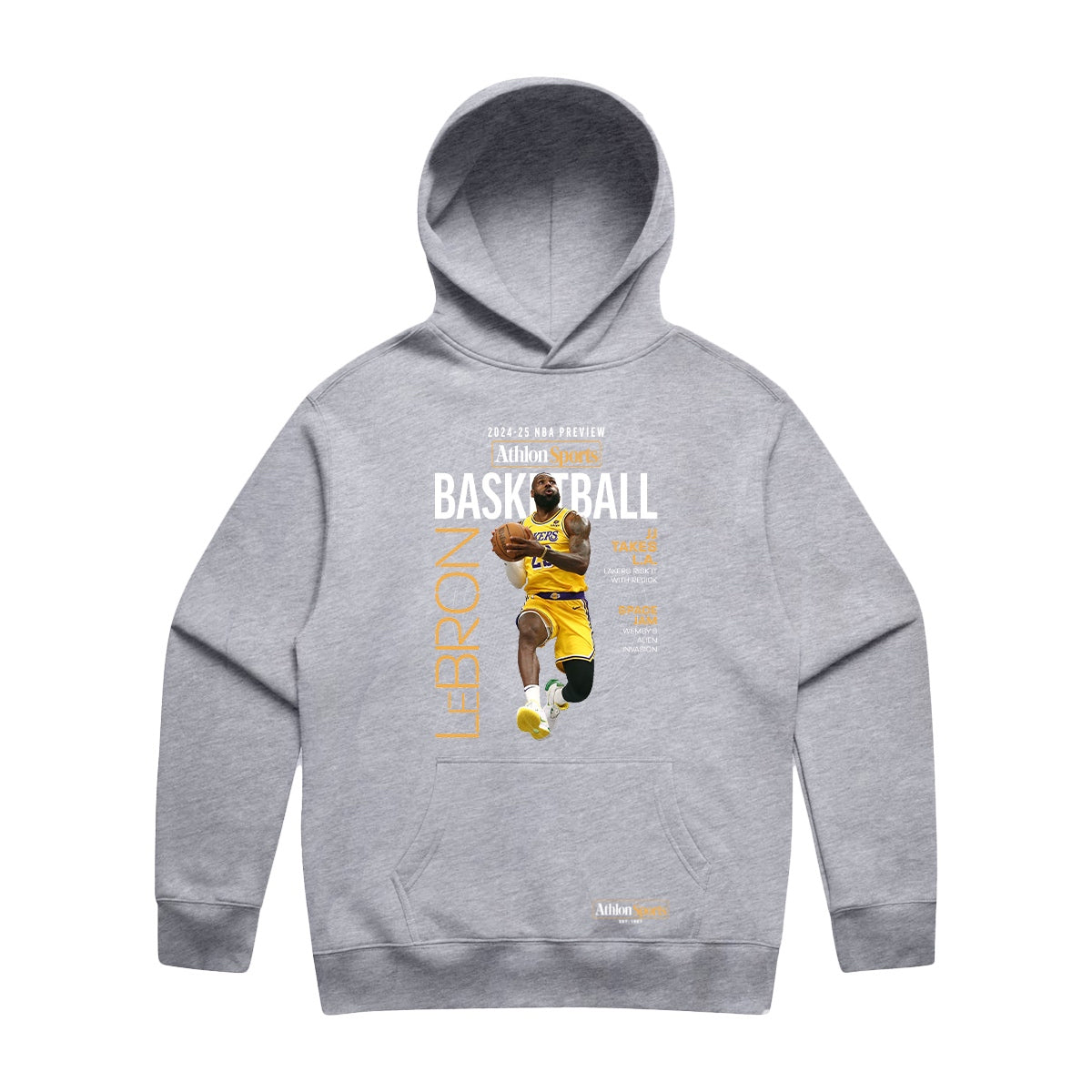 Unisex | Lebron On The Drive Cover | Pullover Hoodie