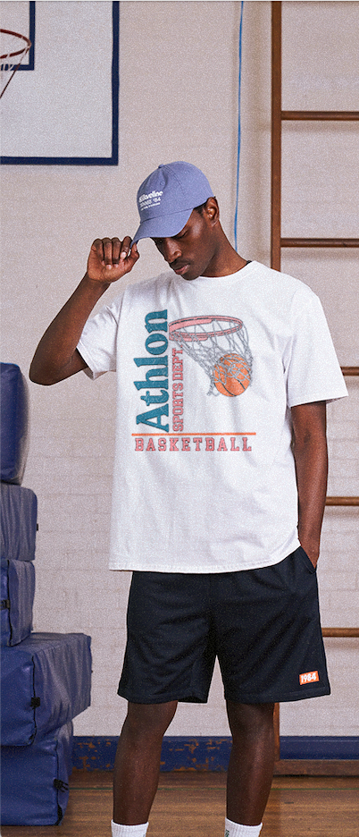 Unisex | Vintage Basketball | Garment-Dyed Crew