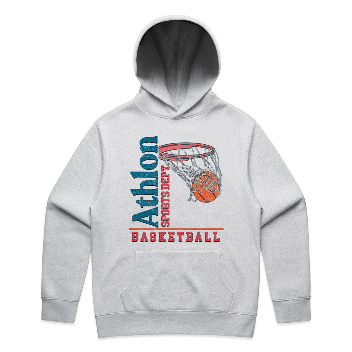 Unisex | Vintage Basketball | Fleece Pullover Hoodie