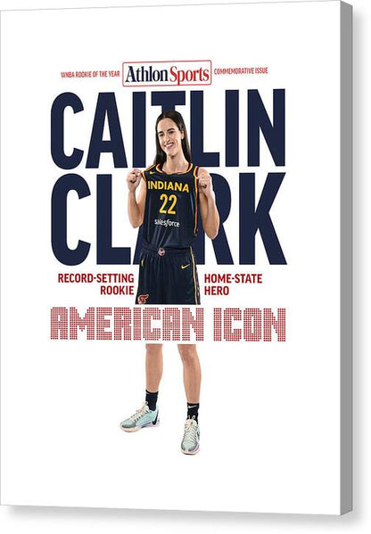 American Icon Caitlin Clark  - Canvas Print