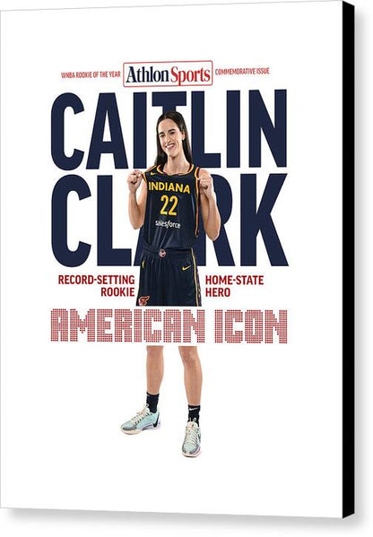 American Icon Caitlin Clark  - Canvas Print