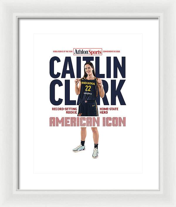 American Icon Caitlin Clark  - Framed Print