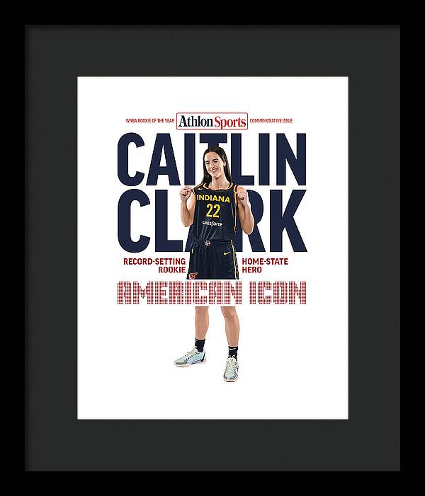 American Icon Caitlin Clark  - Framed Print