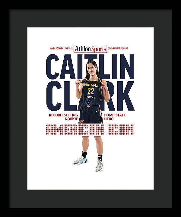 American Icon Caitlin Clark  - Framed Print