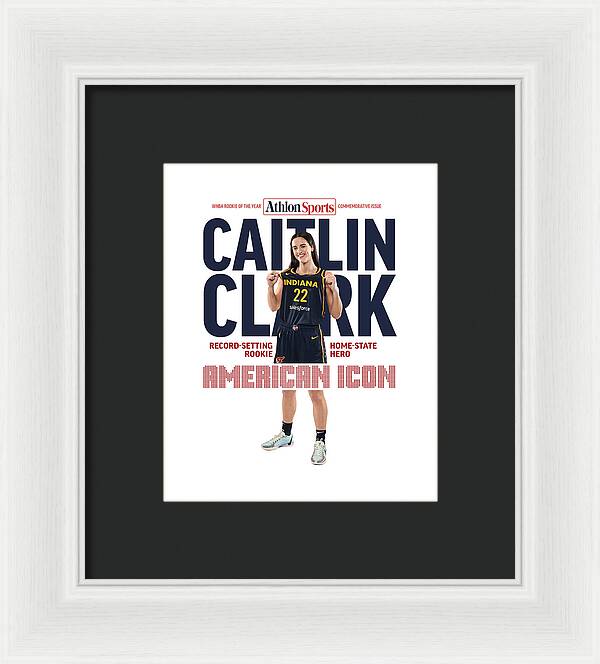 American Icon Caitlin Clark  - Framed Print