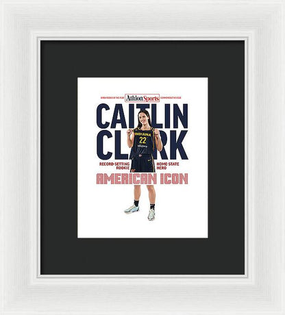 American Icon Caitlin Clark  - Framed Print