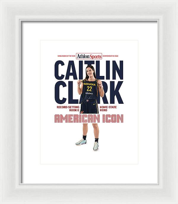 American Icon Caitlin Clark  - Framed Print