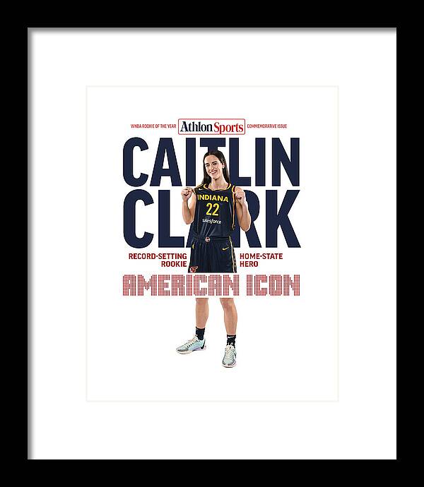 American Icon Caitlin Clark  - Framed Print