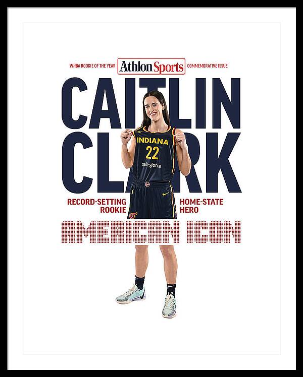 American Icon Caitlin Clark  - Framed Print