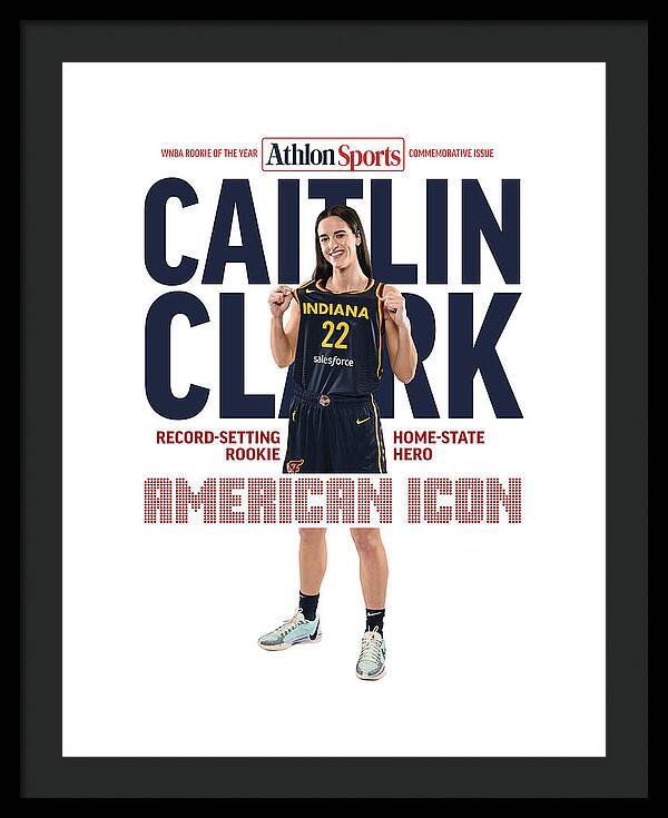 American Icon Caitlin Clark  - Framed Print