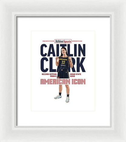 American Icon Caitlin Clark  - Framed Print