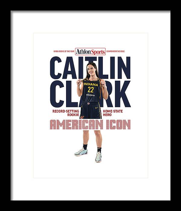 American Icon Caitlin Clark  - Framed Print