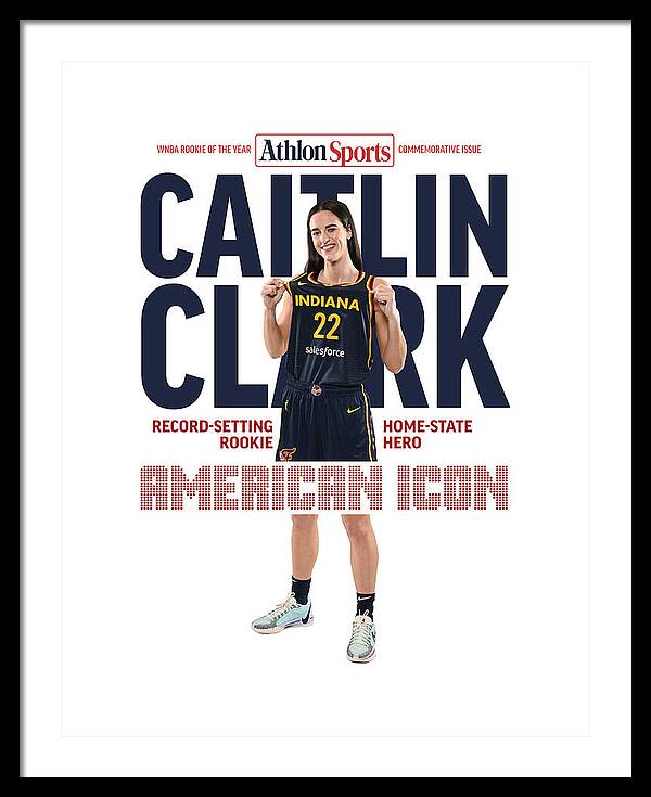 American Icon Caitlin Clark  - Framed Print