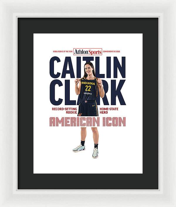 American Icon Caitlin Clark  - Framed Print