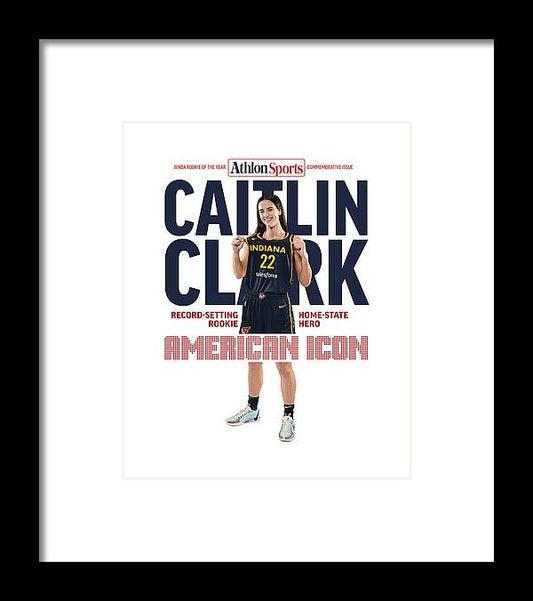 American Icon Caitlin Clark  - Framed Print