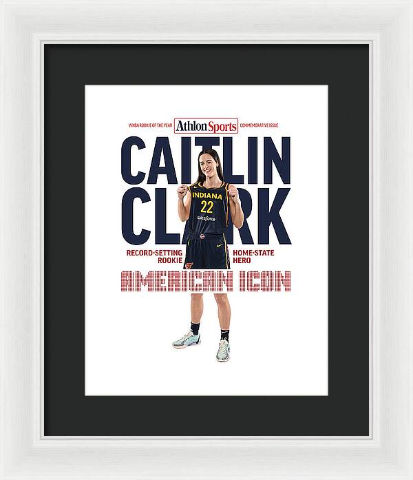 American Icon Caitlin Clark  - Framed Print