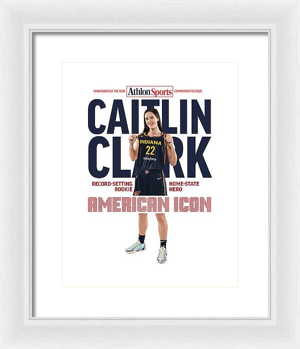 American Icon Caitlin Clark  - Framed Print