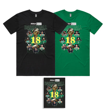 NBA Finals Commemorative | Tee Shirt & Magazine | 18 Bundle