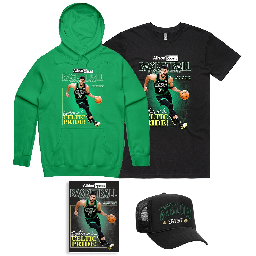 NBA Finals Commemorative | Tee Shirt + Hoodie + Hat & Magazine | JT Bundle